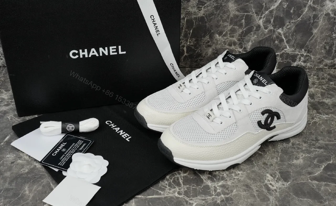 Sleek Mesh Sneaker, Leather Accents, Luxe Signature Comfort — view 1