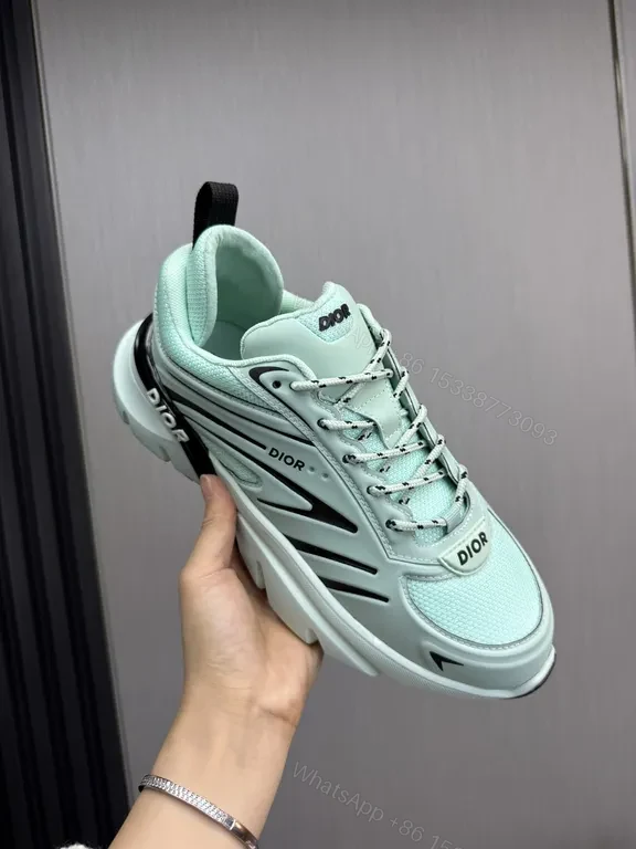 View 9 of Mint + Leather + Streetwear + Dior branding + Sneaker