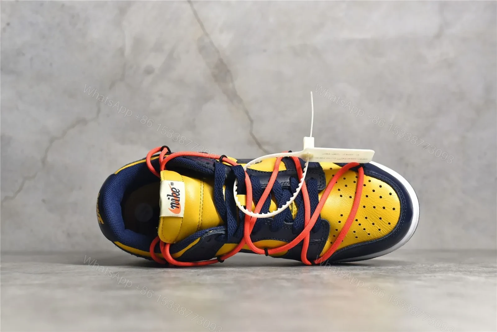 View 5 of Off White X Dunk Low “University Gold” Reps