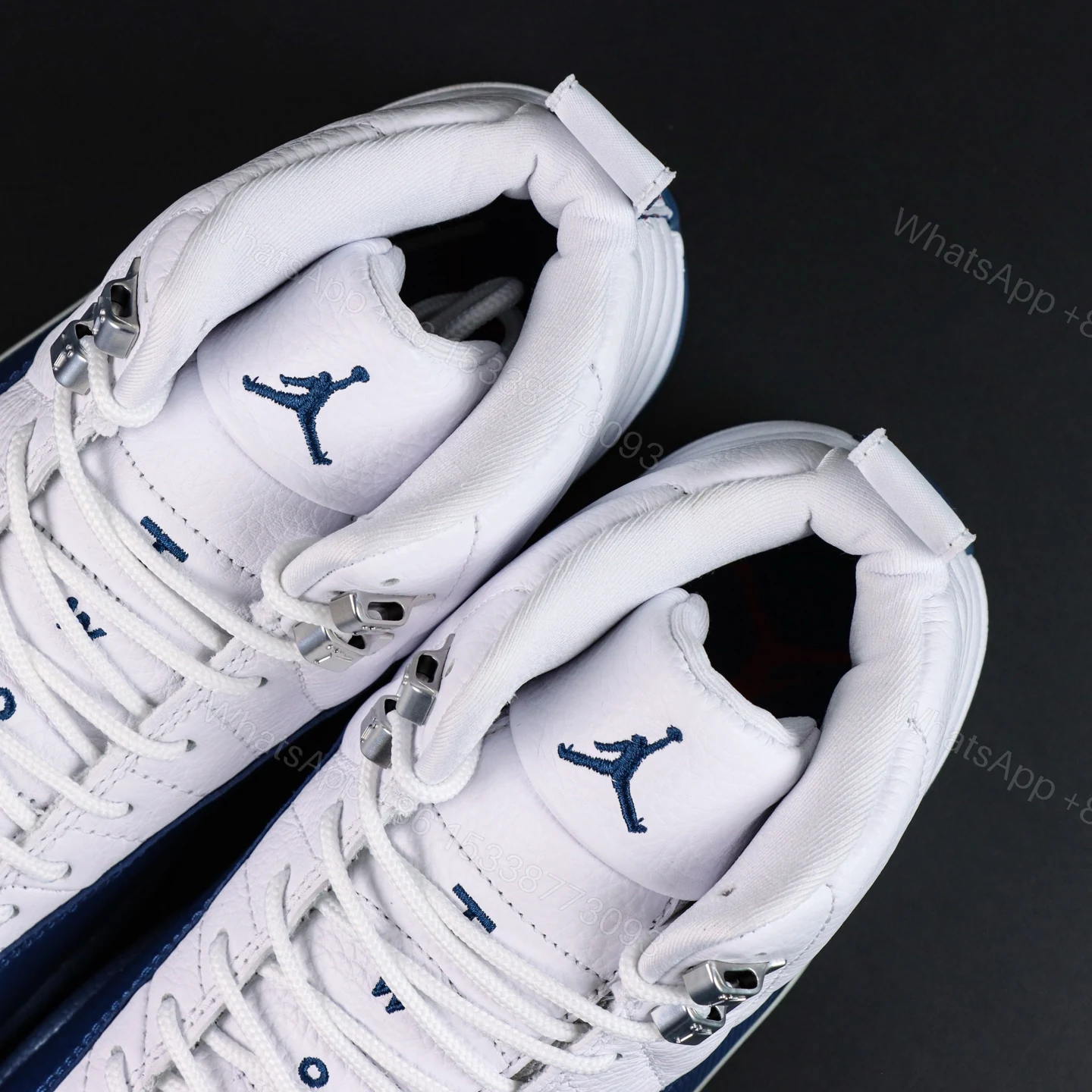 View 4 of Air Jordan 12 “French Blue” Reps