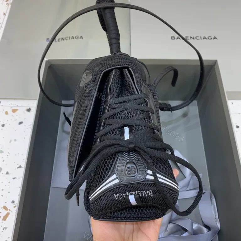 View 2 of Architectural Black Leather Tote: Precision Everyday Carry