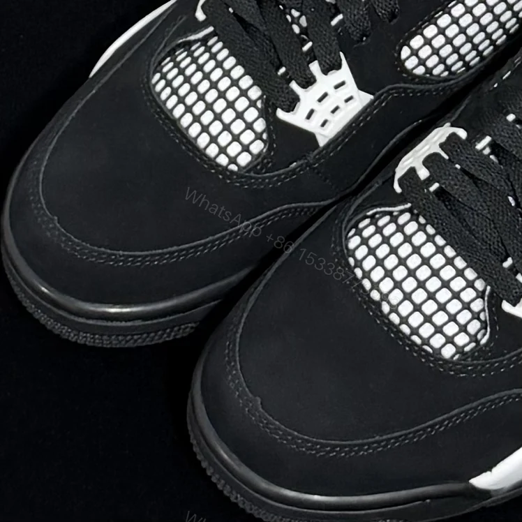 View 4 of Air Jordan 4 Retro White Thunder Reps