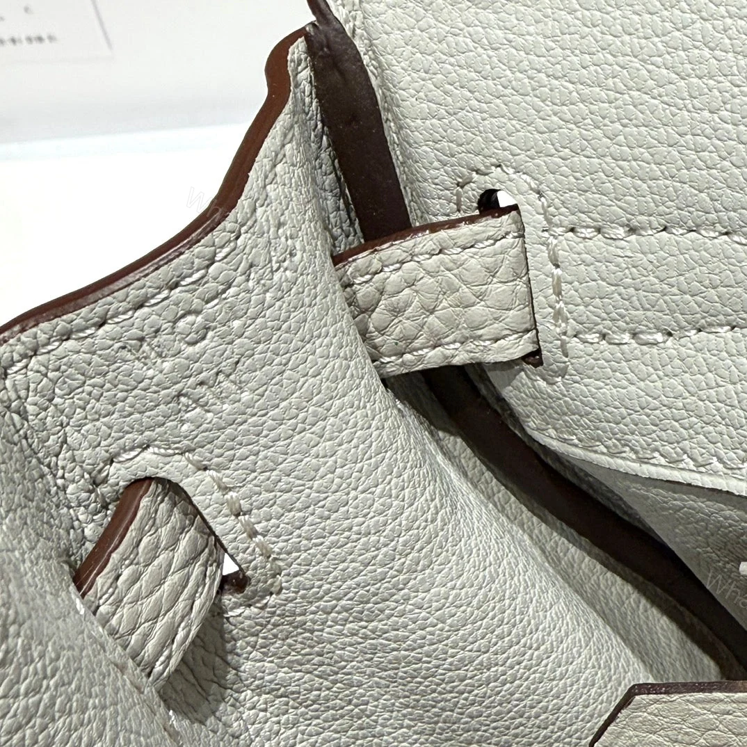 View 6 of HERMES BIRKIN 25CM BEIGE TOGO LEATHER GOLD HARDWARE