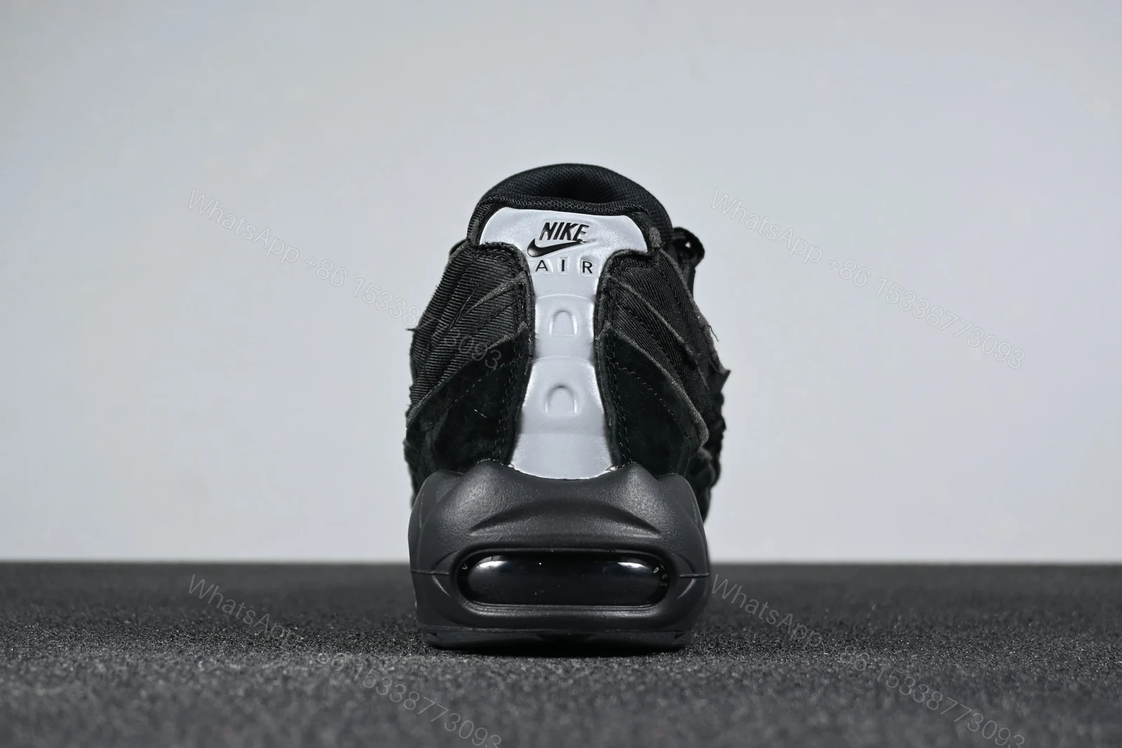 View 6 of Nike Air Max 95 Comme des Garcons Black