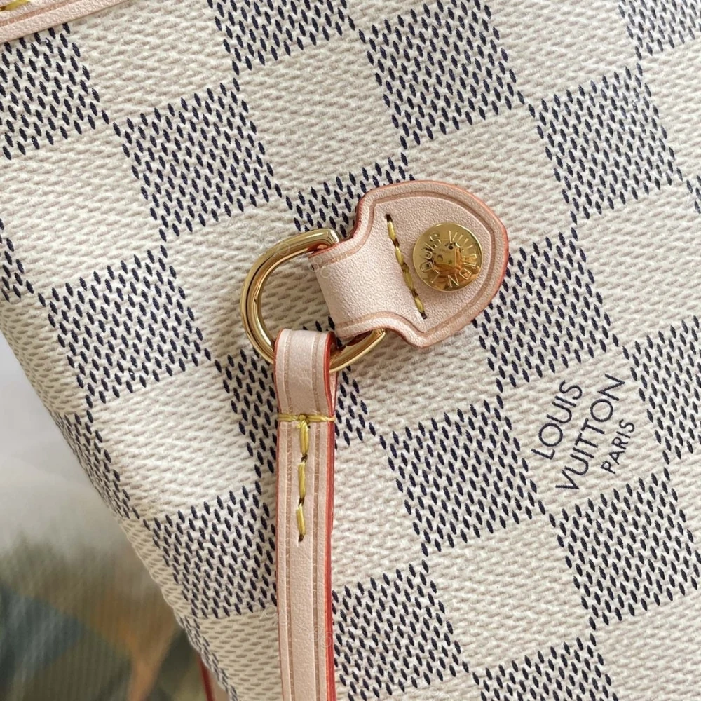 View 6 of Louis Vuitton Neverfull GM Damier Azur Canvas 39Cm N41360
