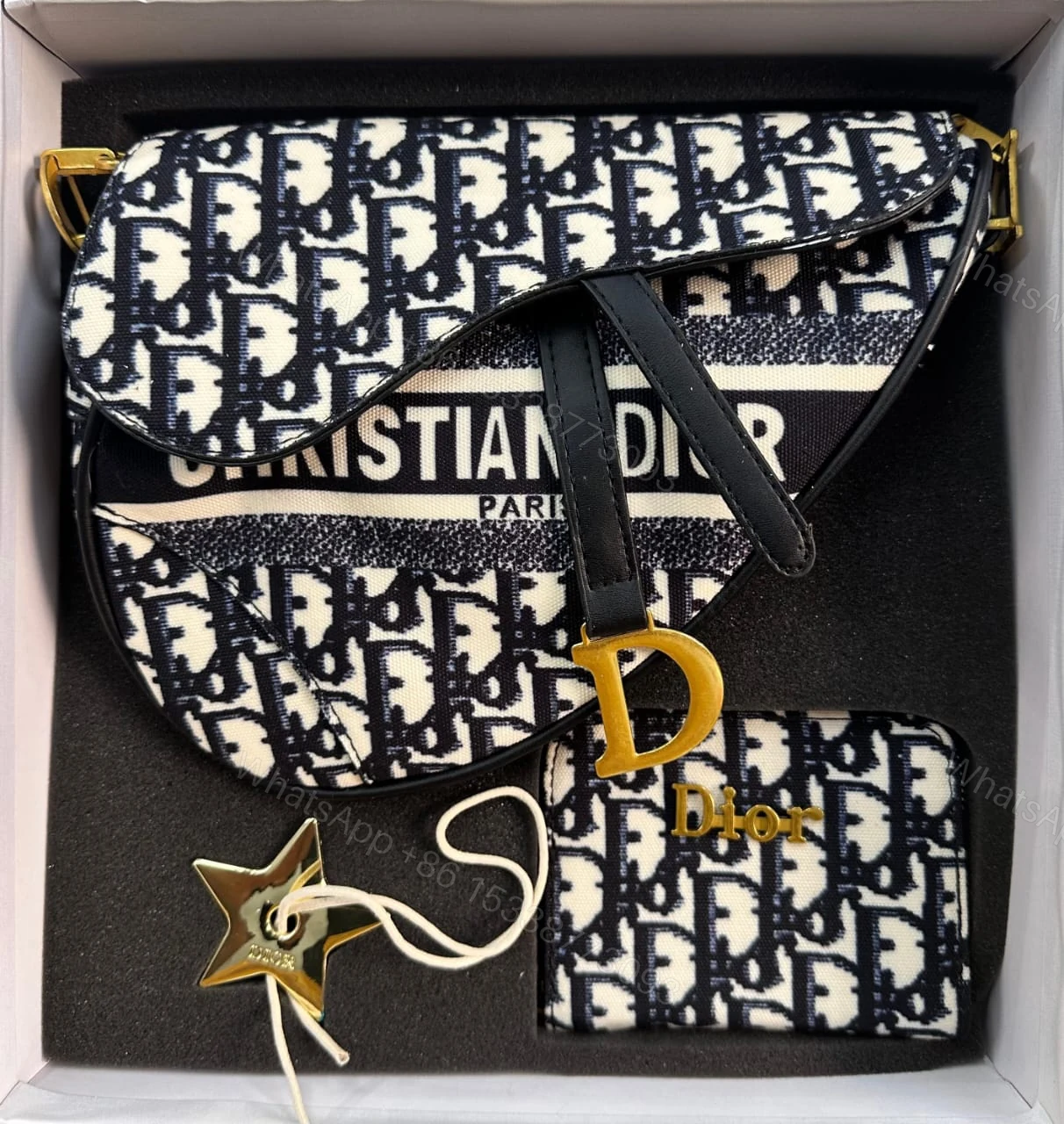 View 3 of FIRST COPY Christian Dior Saddle Combo Set