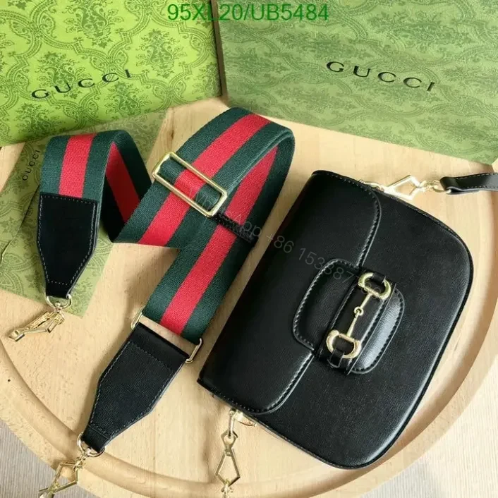 View 8 of Gucci Horsebit 1955 Leather Shoulder Bag Knockoff, UB54845 – Premium AAAA