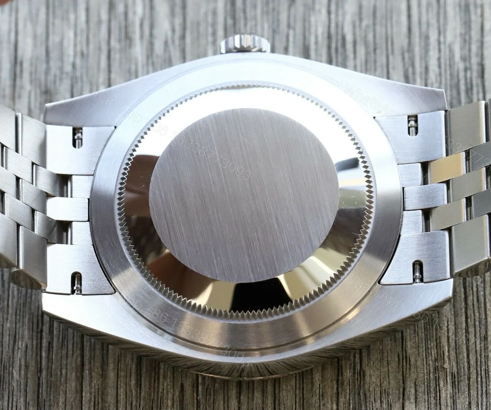 View 8 of Rolex Datejust Rhodium Dial 126334 “Wimbledon” Flutted/Jubilee 41 mm