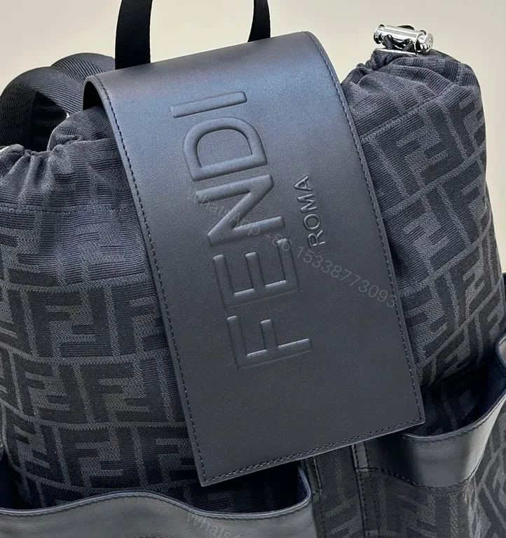 View 4 of Fendi Monogram Luxe Backpack: Structured, All-Day Comfort