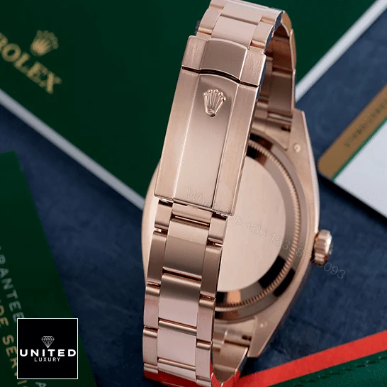 View 5 of Rolex Sky-Dweller 326935-0007 SRO Automatic Everose Rhodium Dial Oyster Replica