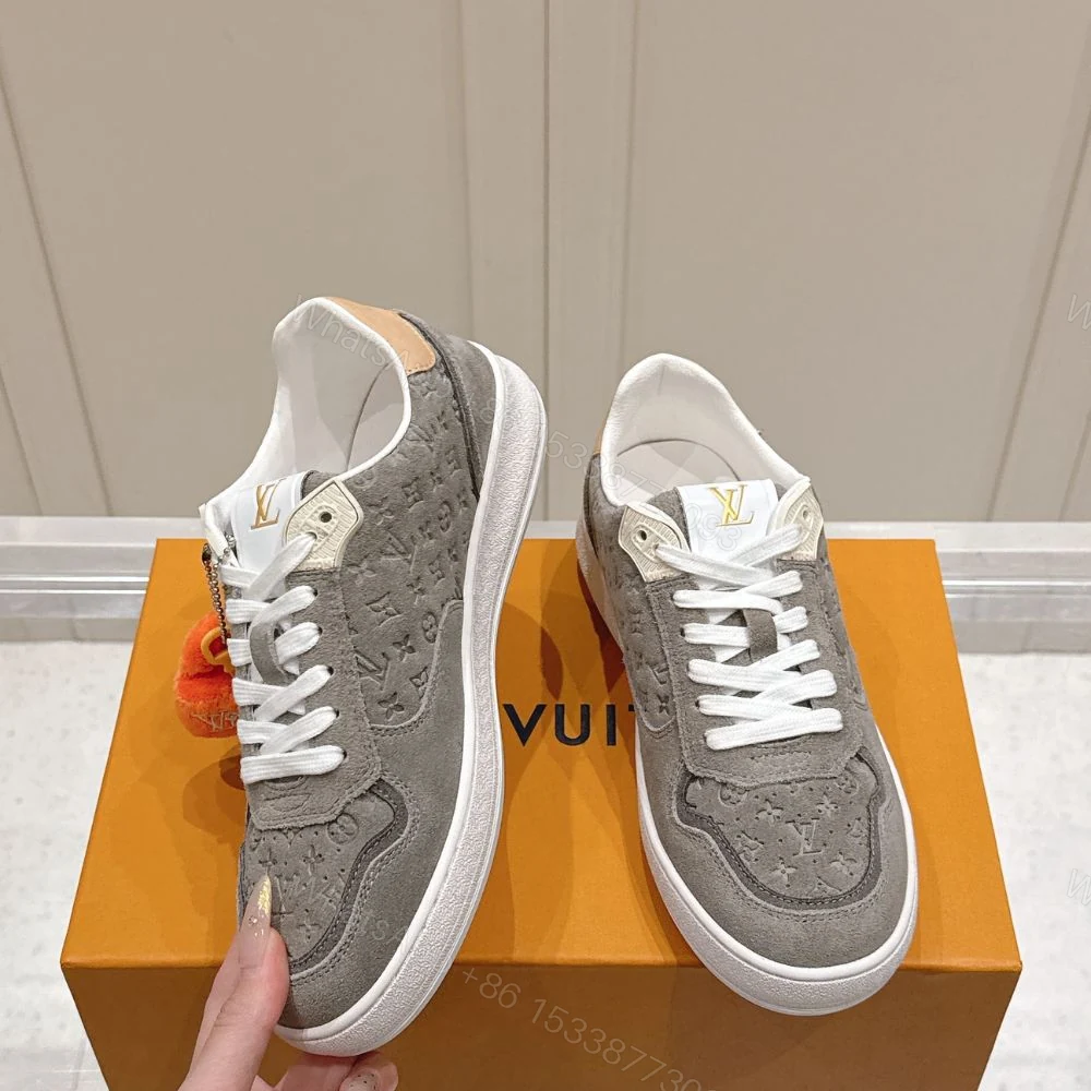 View 5 of Louis Vuitton LV Stadium Sneaker Grey 1AGXQA
