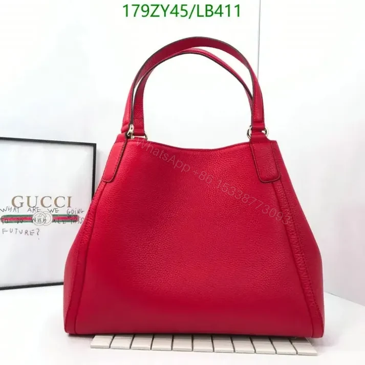 View 9 of Gucci Soho Brown Leather Shopping Bag Replica LB41126 – Premium 1:1