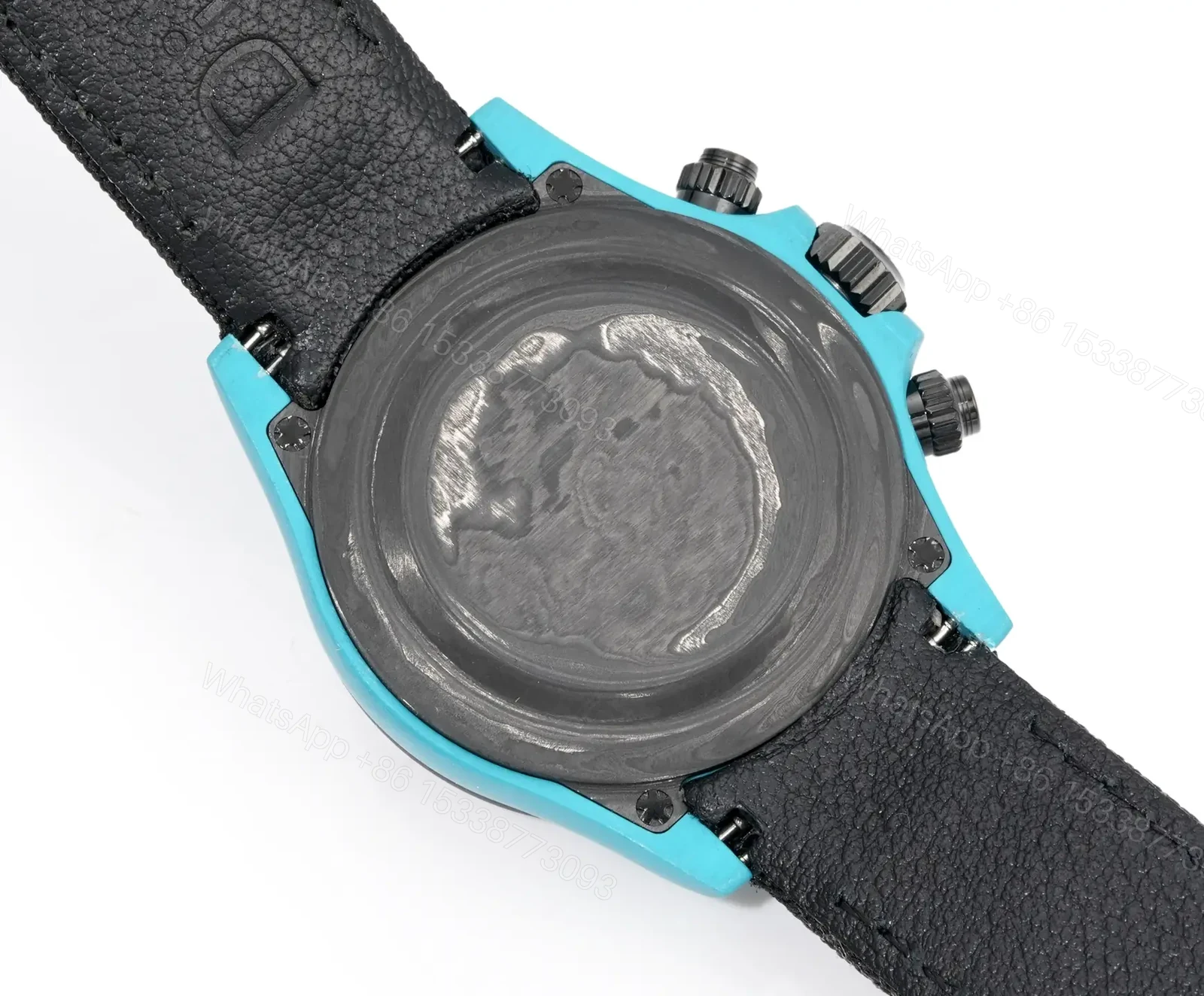 View 8 of Sensational celeste daytona replica 40MM Quartz Fiber Edition RG-DAYTONA-CELESTE-QUARTZ-FIBER