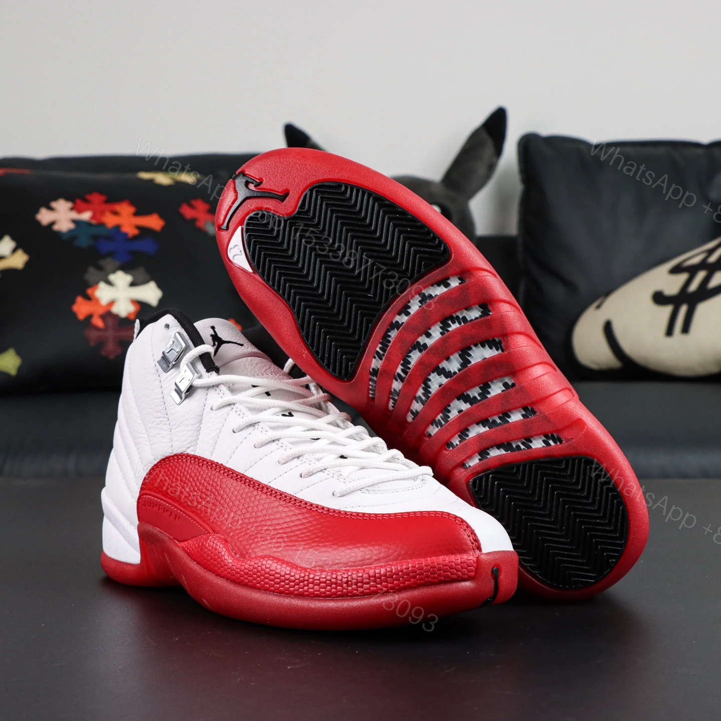View 3 of Air Jordan 12 “Cherry” 2023 Reps