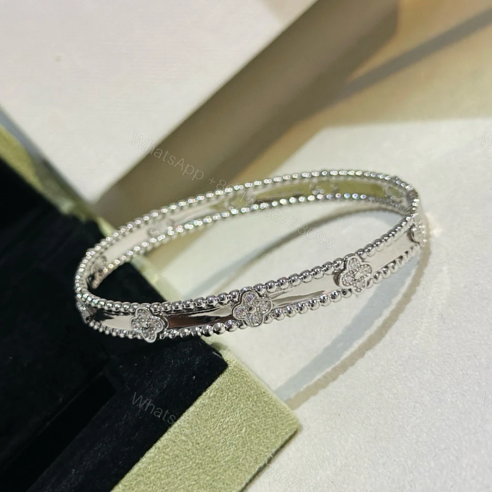 View 4 of 高仿首飾VanCleef&Arpels*RP6X900萬花筒手鐲窄版白金款