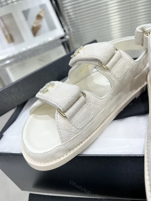 View 7 of Soft-Luxe Quilted Sandals: Ivory Satin-Nylon, Signature Texture