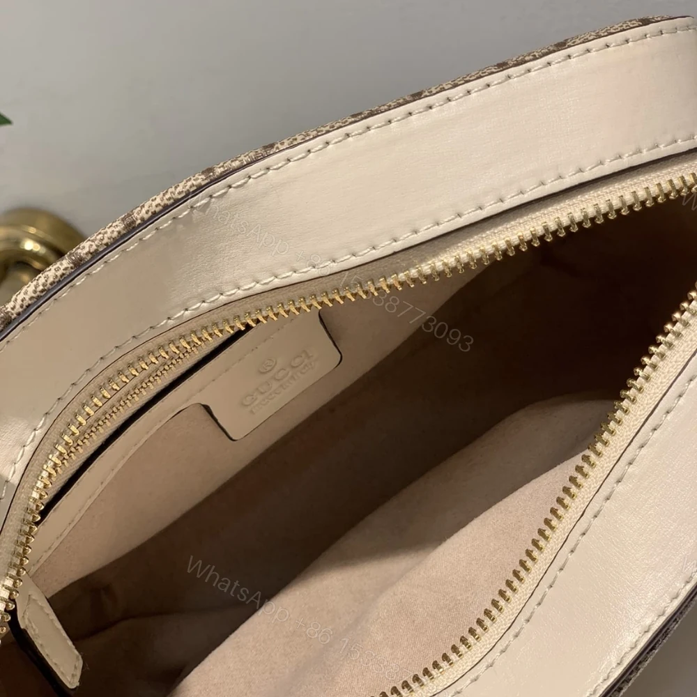 View 9 of Gucci Horsebit 1955 Small Shoulder Bag Beige And Ebony 23Cm 645454 92TCG 9761