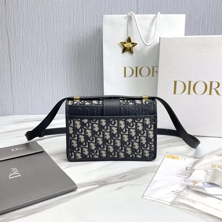 View 6 of Dior-Inspired Canvas Crossbody: Luxe Everyday Bag