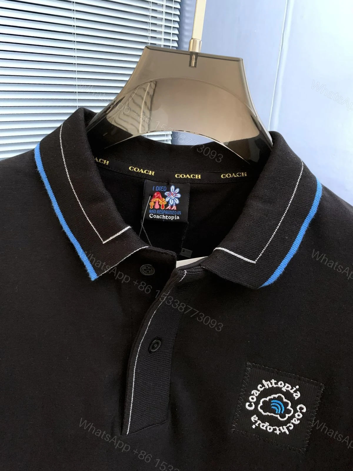 View 4 of First Copy Coach Imported Polo T-Shirt