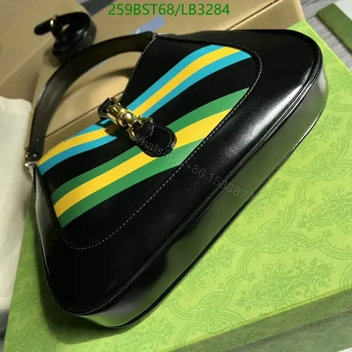 View 3 of Gucci Black Jackie 1961 Shoulder Bag LB32848 – Mirror Finish 1:1