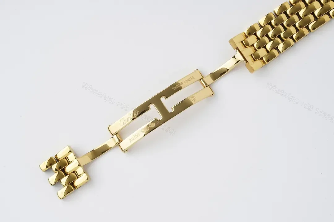 View 2 of Cartier Panthère de Cartier Yellow Gold 27x37mm Quartz Watch with Diamond Bezel