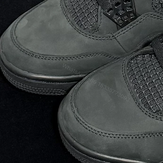 View 4 of Air Jordan 4 Retro Black Cats 2025 Reps