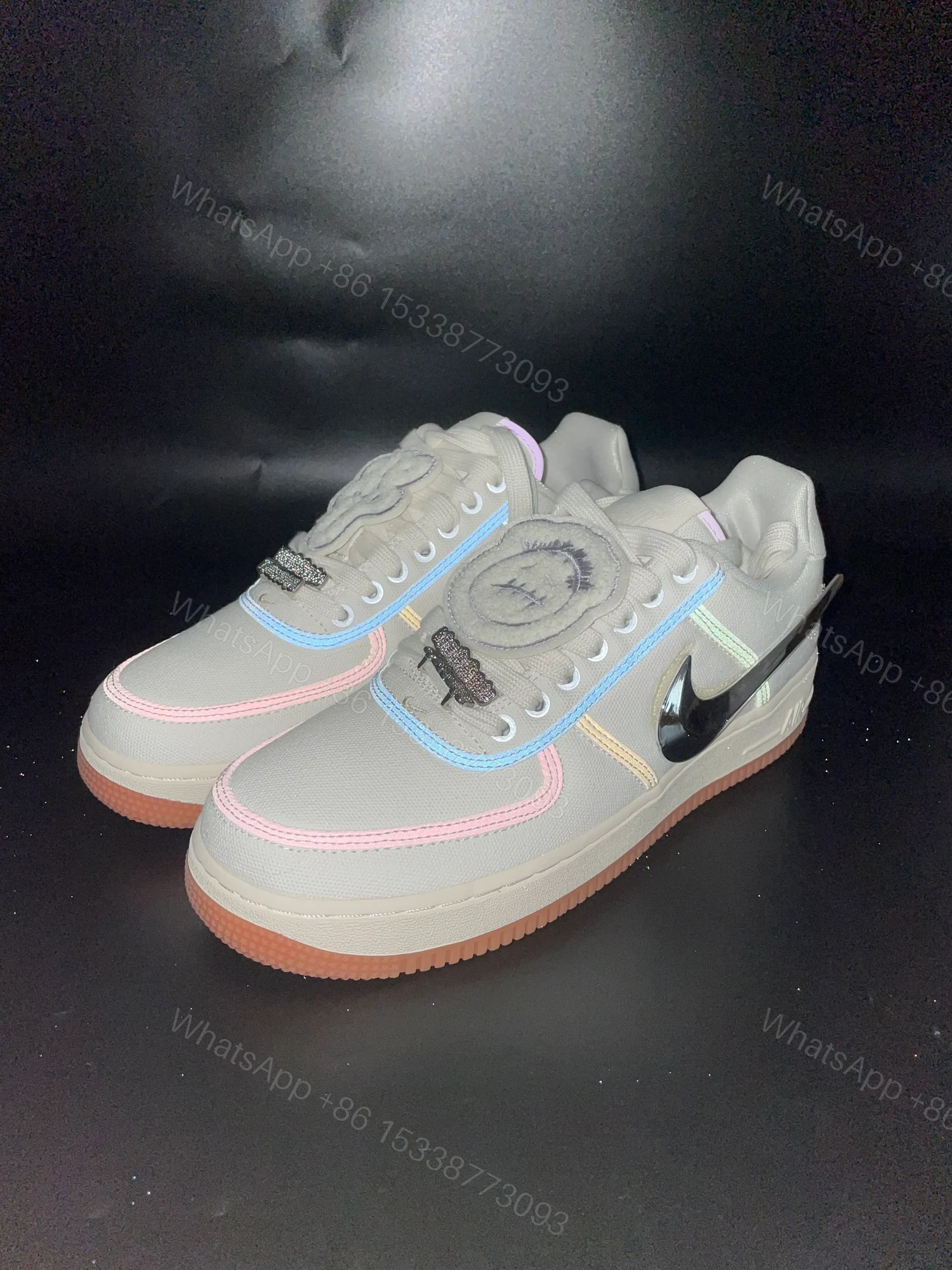 View 2 of Nike Air Force 1 Low Travis Scott Sail