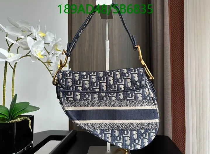 View 4 of Dior Knockoff Saddle Bag 3351- Oblique Canvas