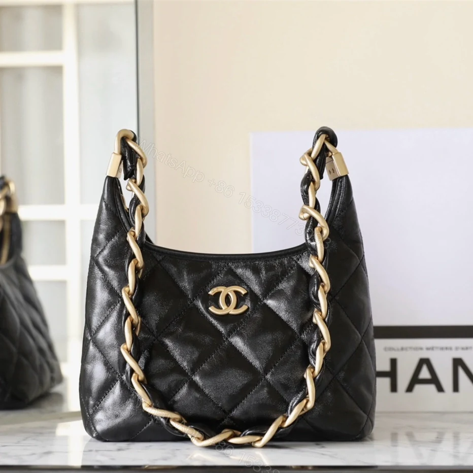 高仿Chanel*24A系列AS4922小羊皮流浪包小號免檢版 — view 1