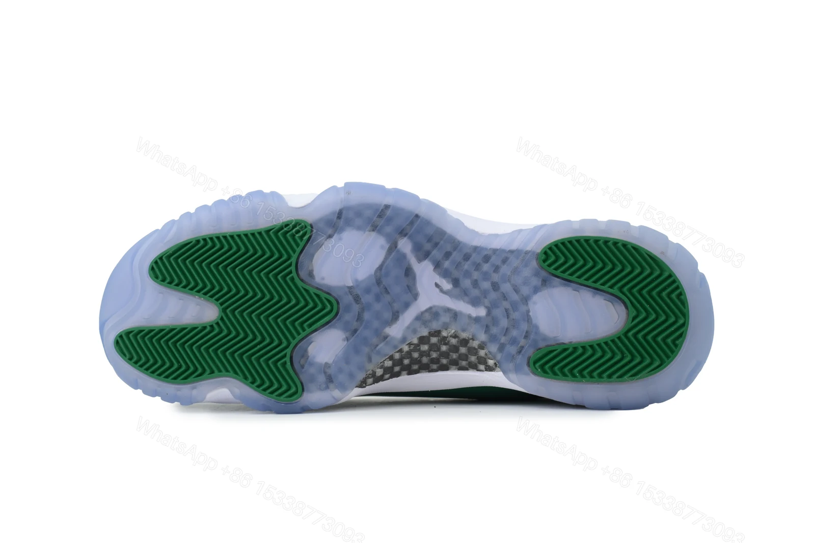 View 3 of Air Jordan 11 Retro White Green CT8012-113