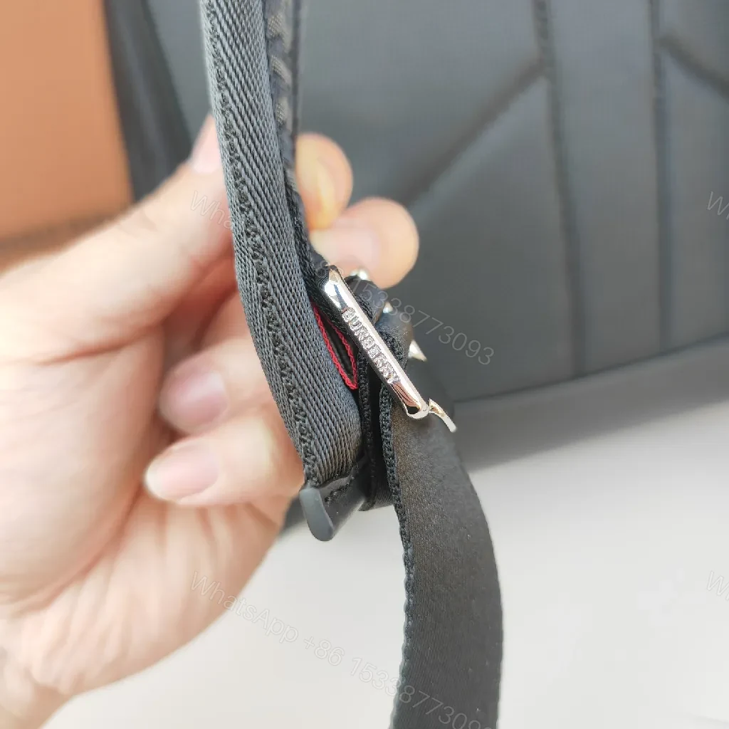 View 5 of Black Nylon Backpack with Front Pocket, Minimal Luxury, Everyday Carry