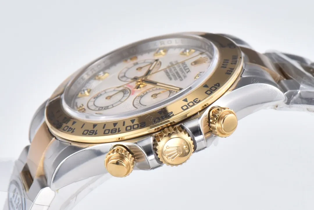 View 6 of DJ Factory Clean Factory Clean Rolex Daytona Gold & Silver Watch