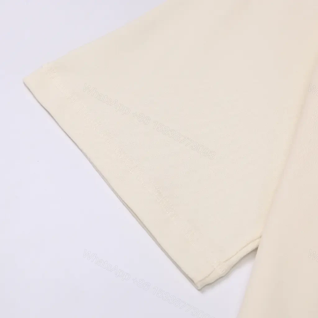 View 5 of Beige Cotton T-Shirt with Stone Island Logo