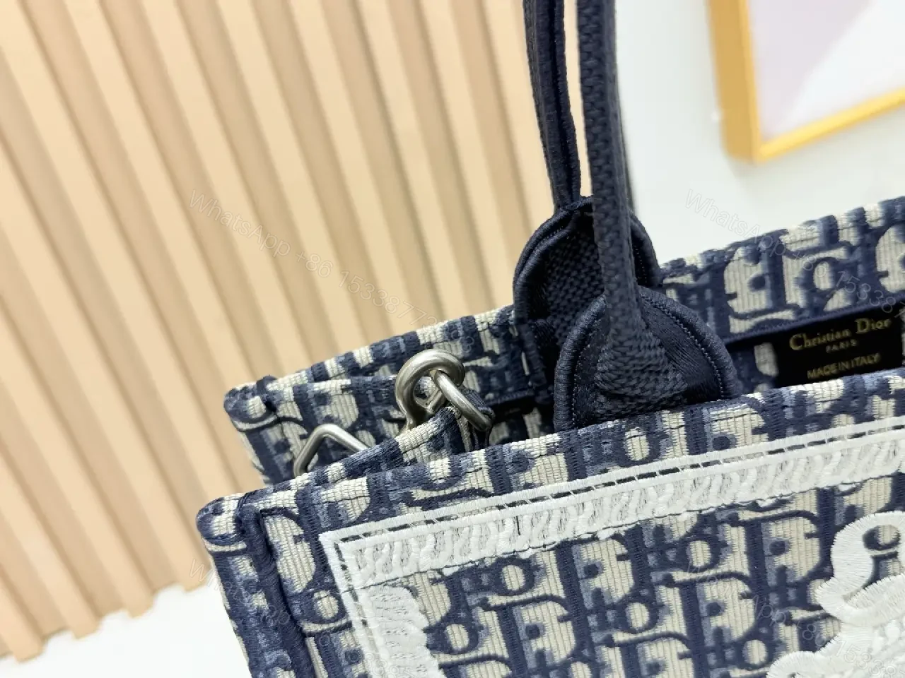 View 2 of Structured Pattern Tote: Bold Texture, Luxe Craft, Everyday Carry