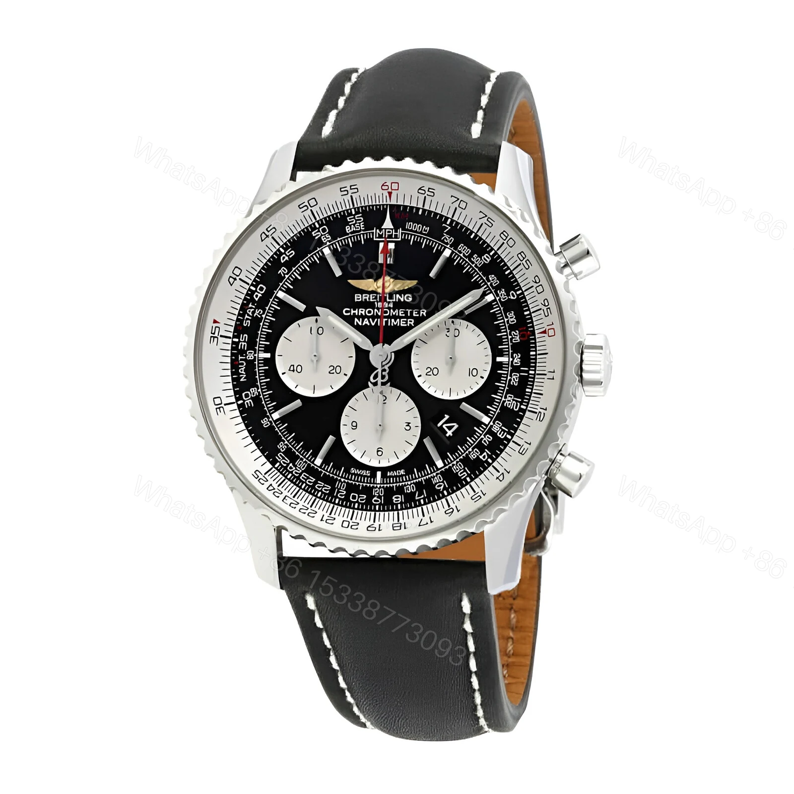 View 2 of Breitling Navitimer B01 Leather Replica