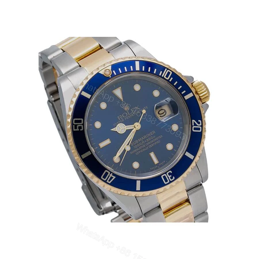 View 2 of Rolex Submariner 16613 Super Clone : Two-Tone Blue Dial 40mm