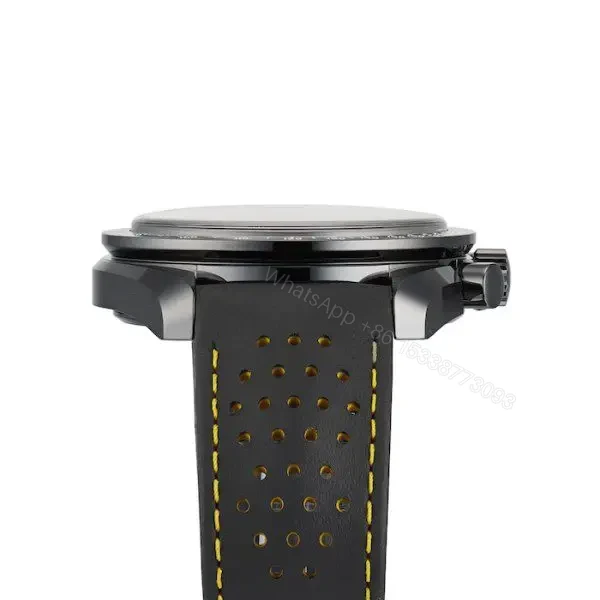 View 7 of Replica Omega Speedmaster Men Automatic Black Leather Watch O31192443001001