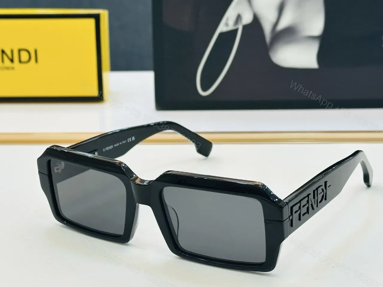 View 2 of Bold Blocky Frames Sunglasses: All-Day Comfort