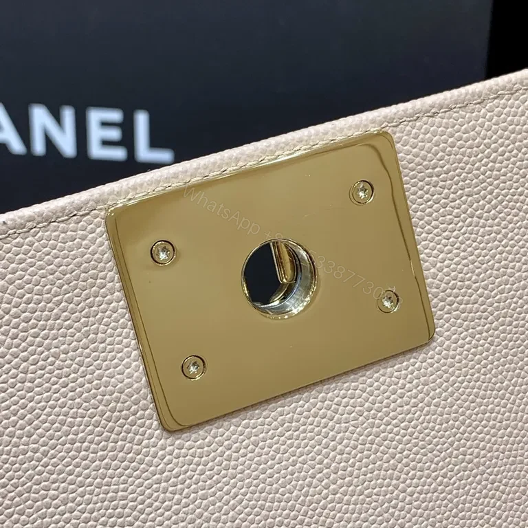 View 8 of Quilted Nude Shoulder Bag | Luxe Everyday Chic with Gold Chain