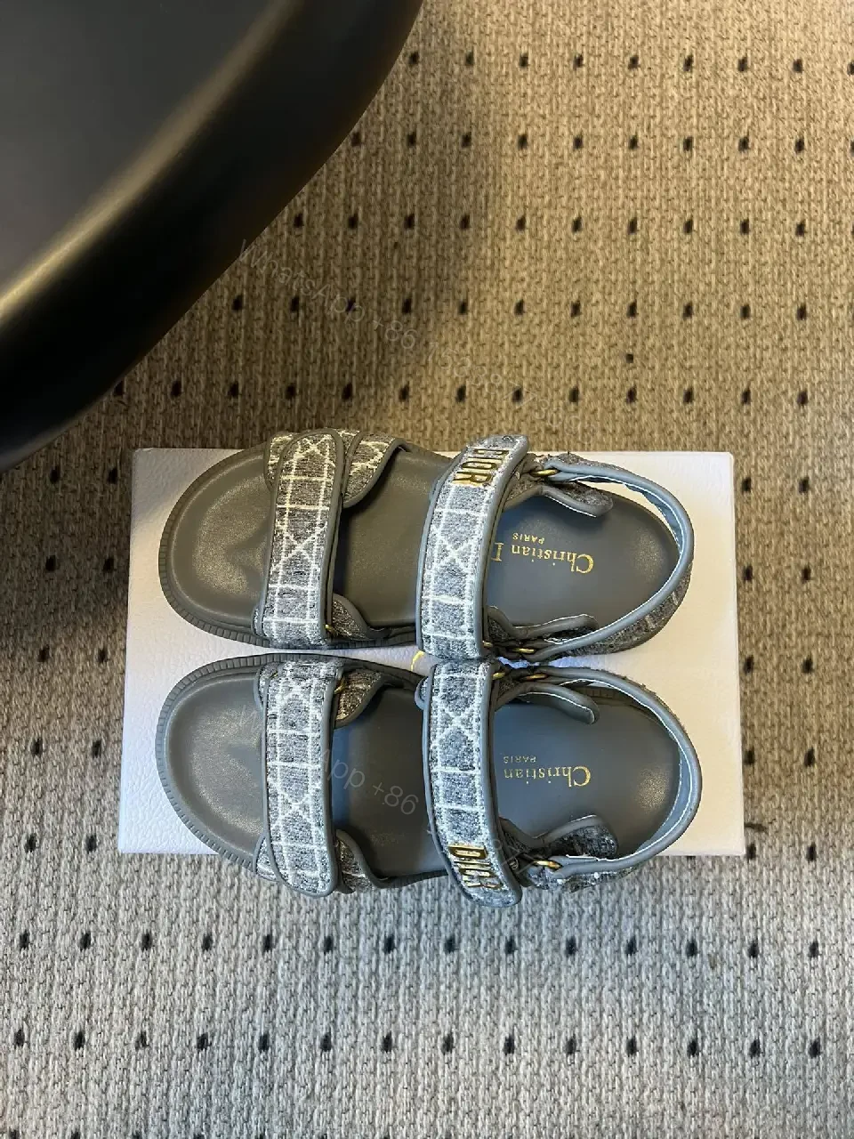 View 10 of Patterned Strap Sandals: Elevated Comfort, Designer-Inspired Style