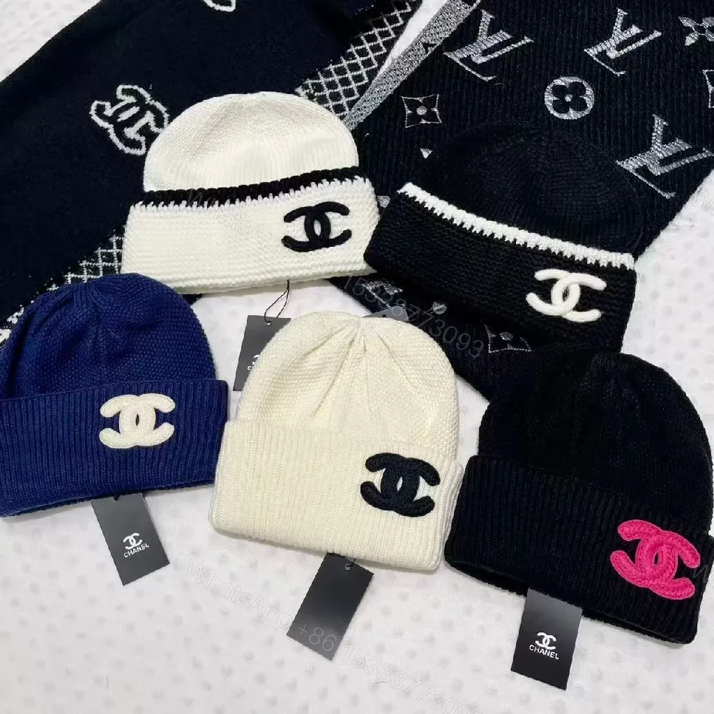 View 8 of Chic Knit Beanie: Luxe Texture, Subtle Embroidery, All-Season Style