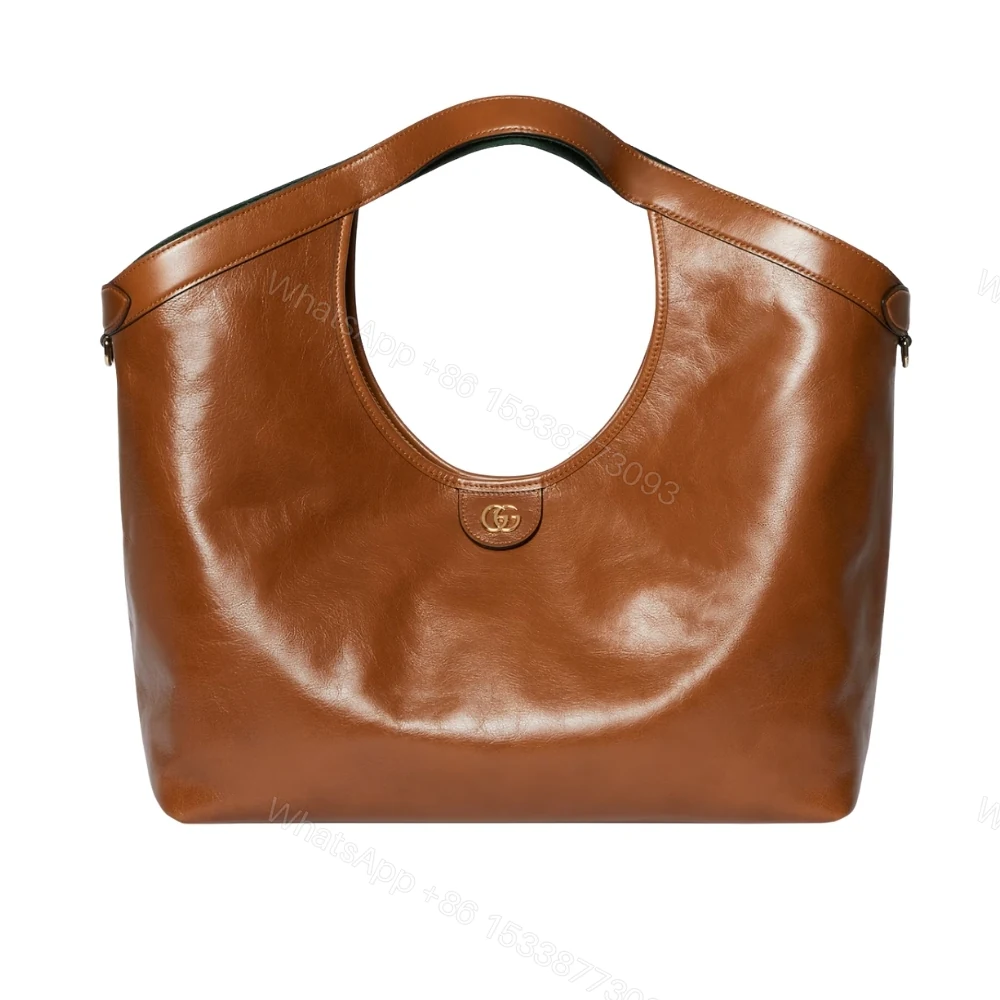 Gucci Giglio Large Tote Bag Dark Brown 60Cm — view 1