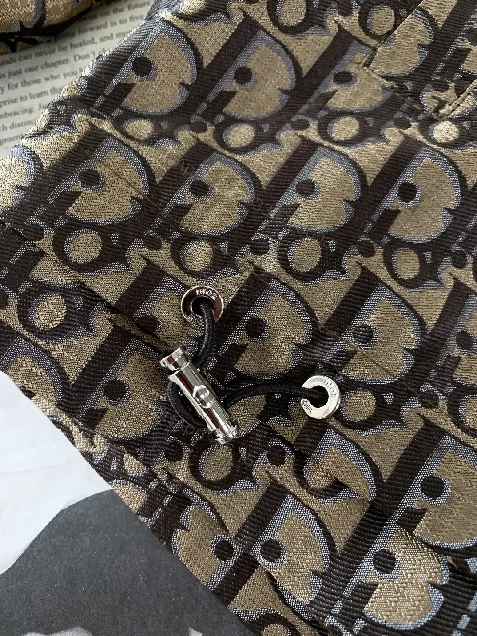 View 3 of Patterned Monogram Utility Jacket - Modern Comfort, Signature Presence