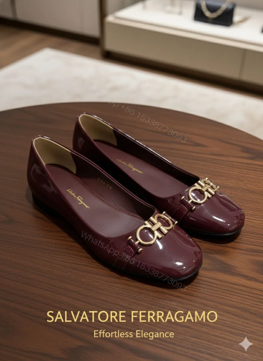 View 3 of First Copy Ferragamo Ballerinas Shoes