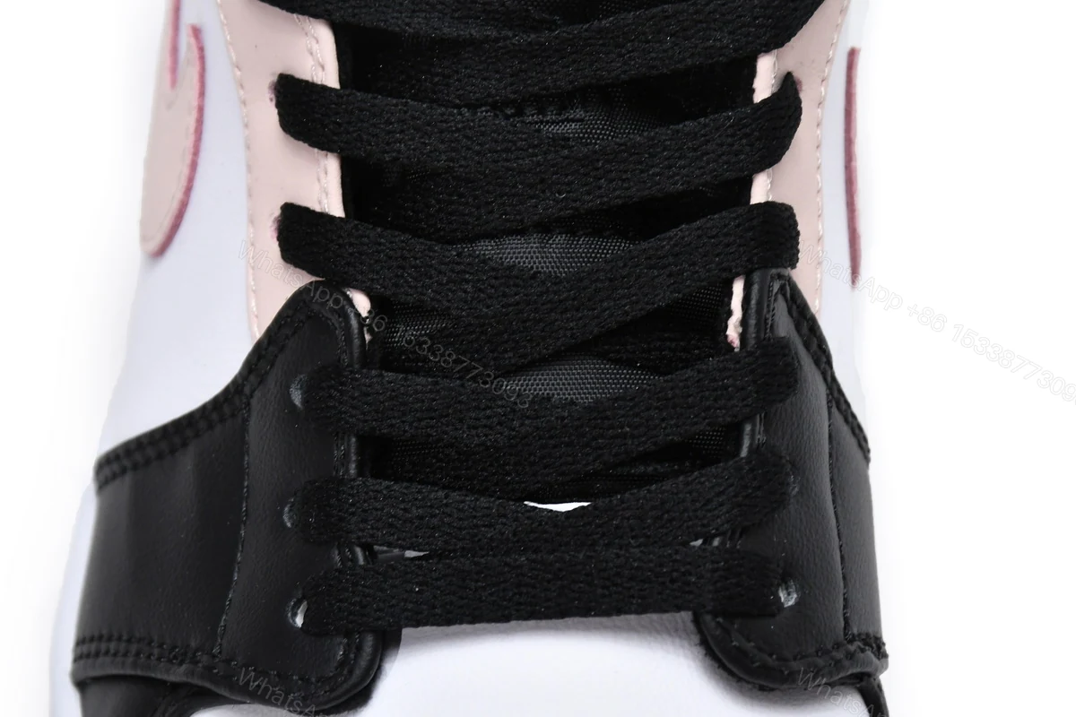 Air Jordan 1 Mid Crimson Tint Toe (GS) 554725-133 — view 2