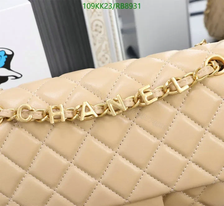 View 9 of Chanel Quilted Medium Black Double Flap Bag RB8931