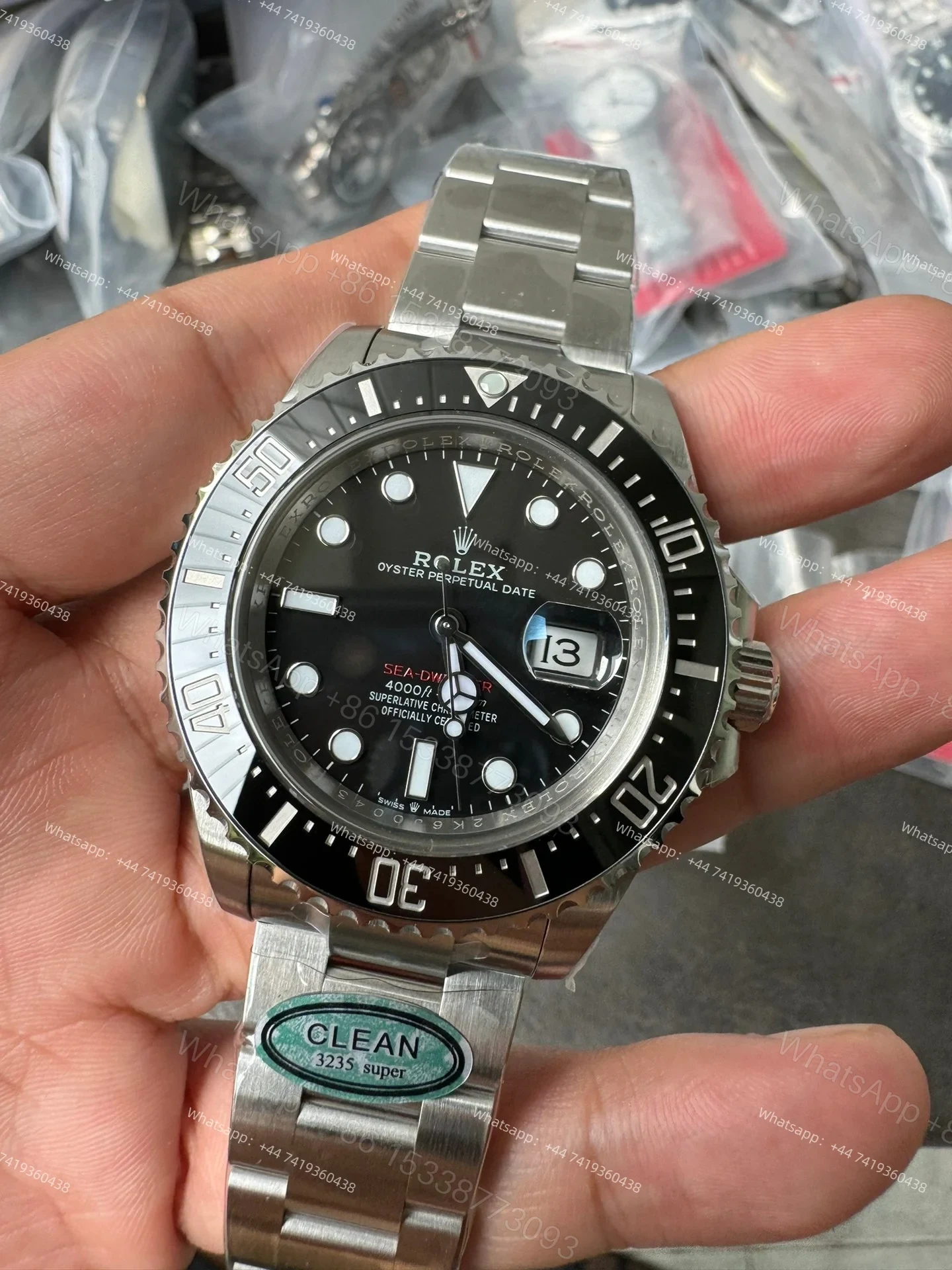 View 5 of Rolex Sea-Dweller M126600-0002 1:1 Replica Black Dial 43MM 3235 Movement Super Clone Watch