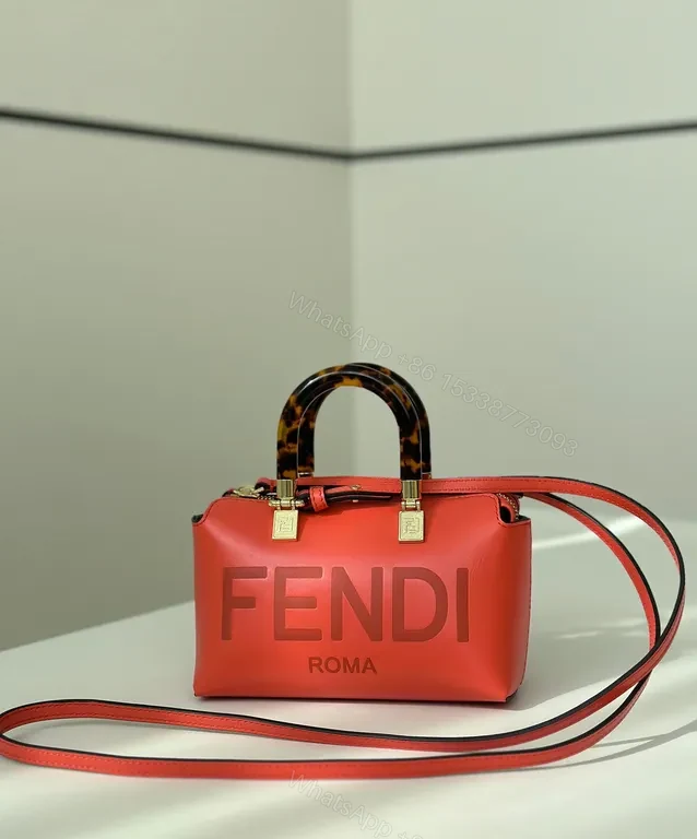 Coral Mini Bag: FENDI Roma Sparkle Top Handle Carryall — view 1