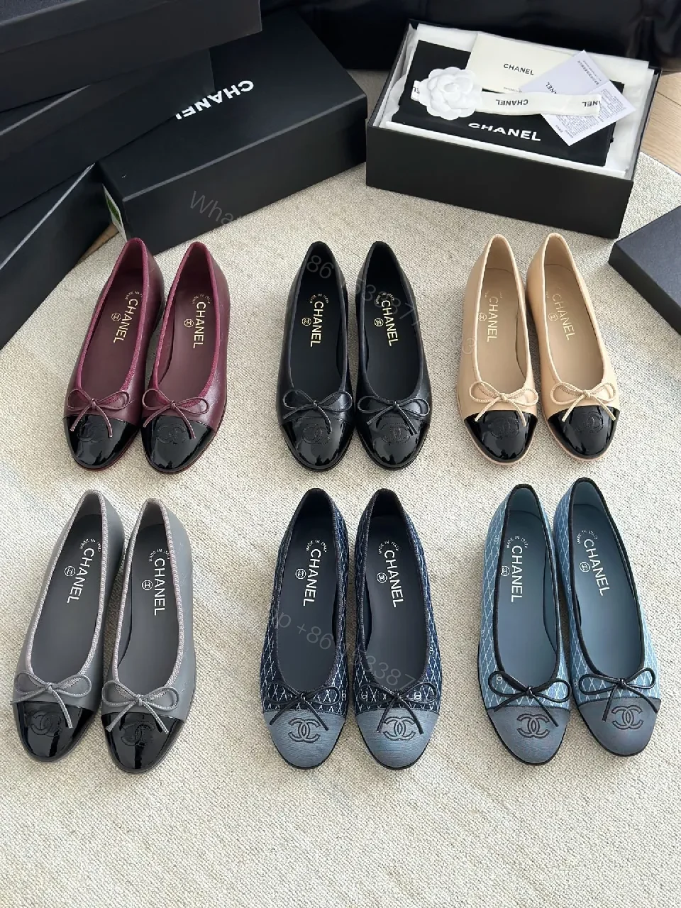 View 6 of Textured Navy Flats: Subtle Glamour, All-Day Comfort