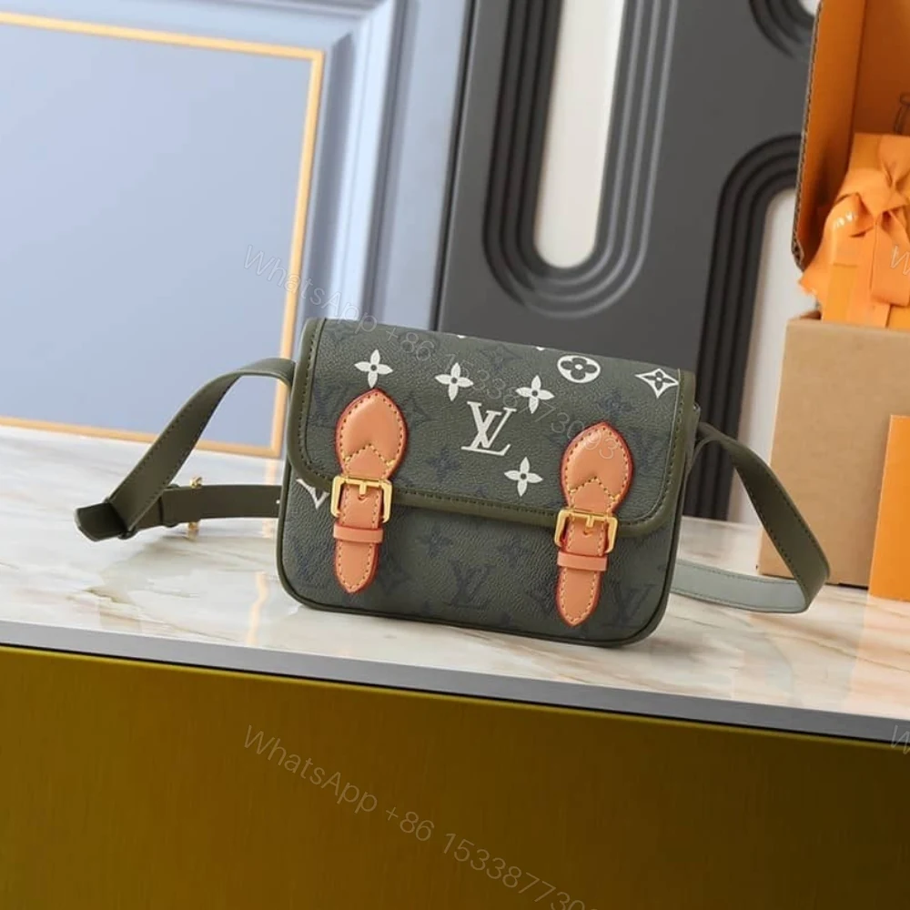 View 2 of Louis Vuitton Satchel Wearable Wallet Khaki 19Cm M26969